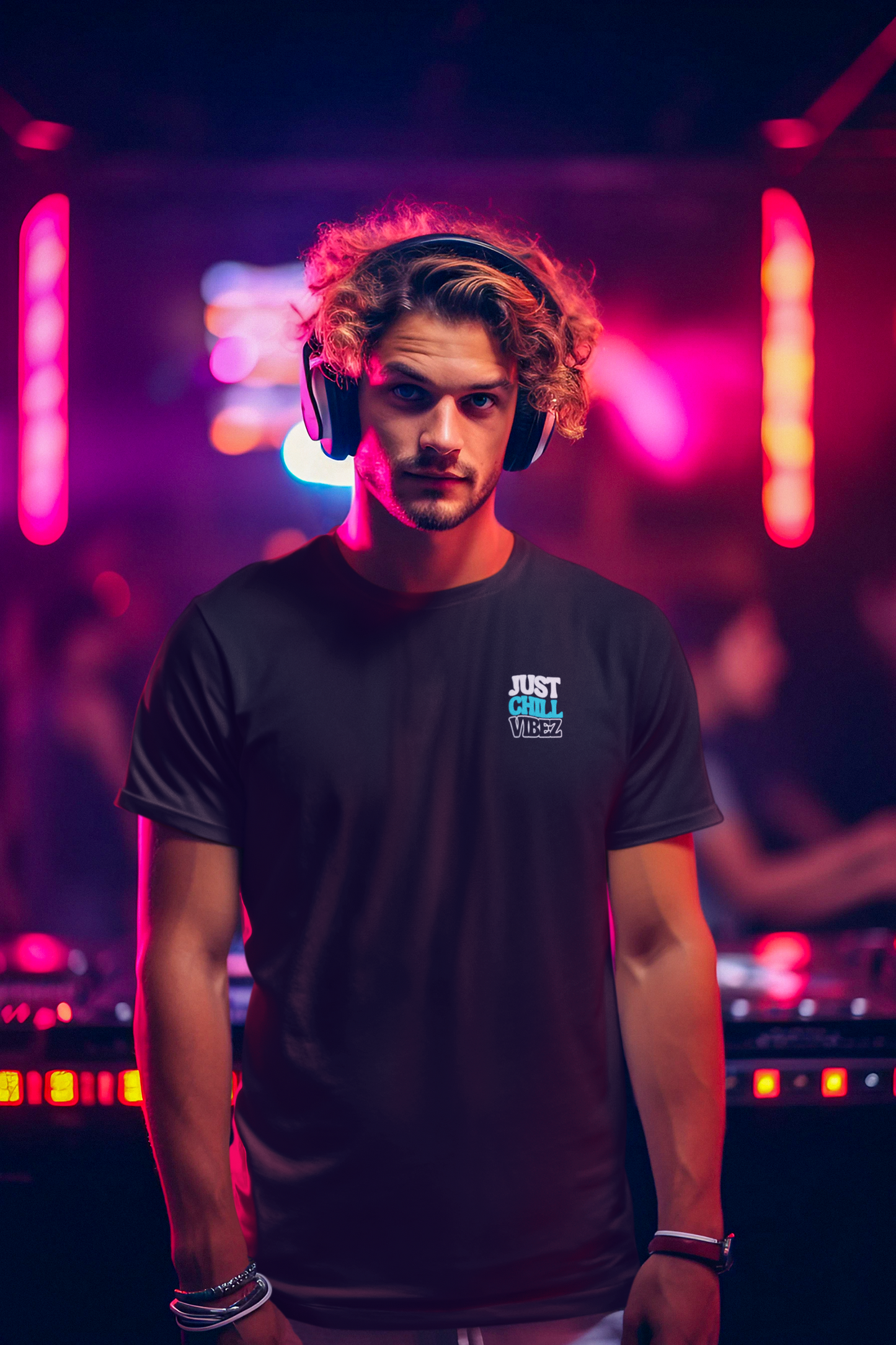 JUST CHILL VIBEZ LOGO T-SHIRT