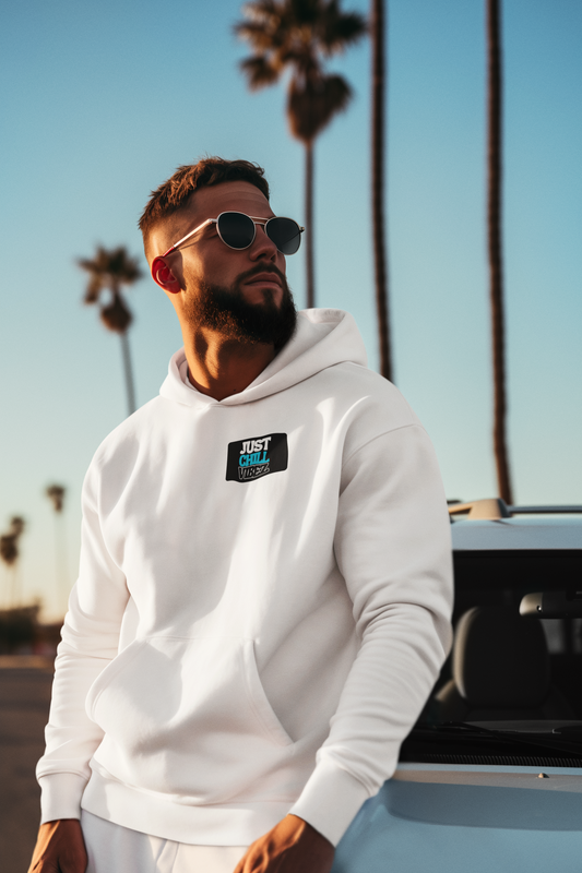 JUST CHILL VIBEZ LOGO HOODIE