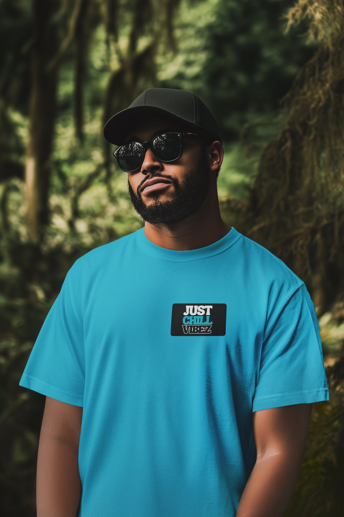 JUST CHILL VIBEZ LOGO T-SHIRT